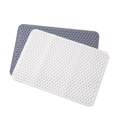 China Viable Luxury Massage Edges Original Turned Suction Reverse Cup High Quality Silicone Protector Pads Shower Bath Mat for sale