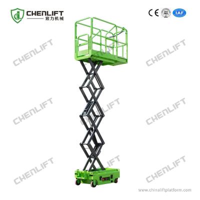 China 3m 3.9m DC Powered Mini Scissor Lift , Small Electric Scissor Lifts CE for sale