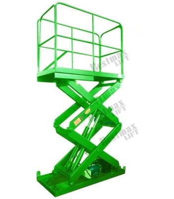 China Fixed Cargo Lift Table Hydraulic Scissor Lift Platform 2000Kg Loading Capacity for sale