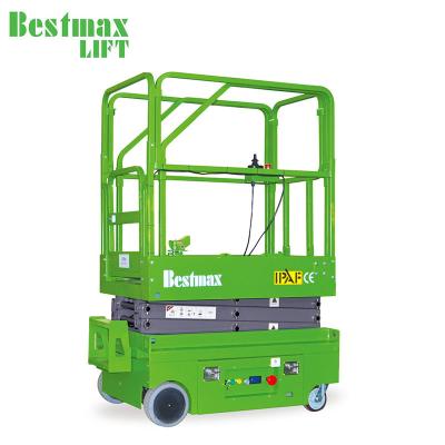 China MX390R 240kg Load Self Propelled Mini Scissor Lift Swivel Wheels Low Noise for sale