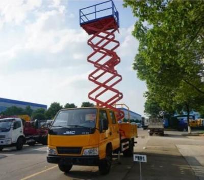 China o caminhão hidráulico pesado da plataforma de elevação 500kg montado Scissor o elevador com 14m à venda