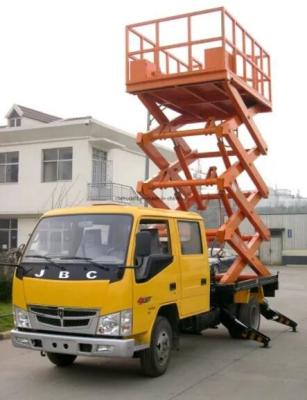 China 300kg o caminhão mecânico da altura da carga 6m montado Scissor o elevador à venda