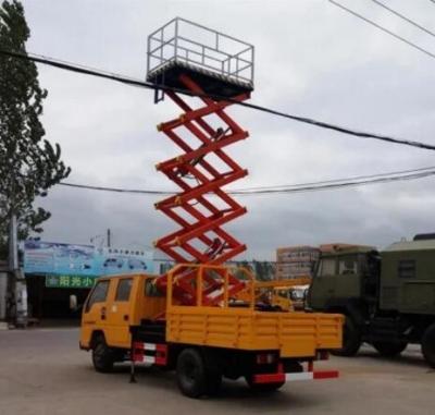 China 7,5 medidores de caminhão montado Scissor o elevador com capacidade de carga 450Kg à venda