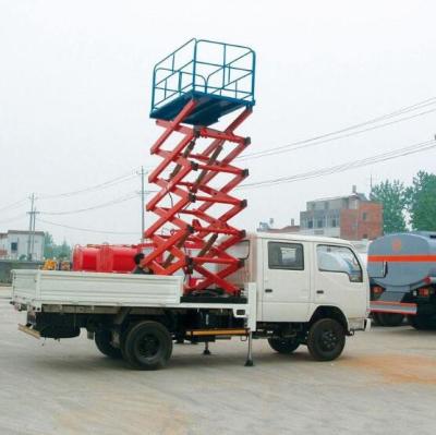 China o caminhão móvel de levantamento da altura de 14m montado Scissor o elevador com capacidade de carga 450kg à venda