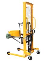 China Tipo levantador giratorio hidráulico del aro del tambor de la carretilla elevadora con 400Kg la carga, altura de elevación del 1.6m en venta