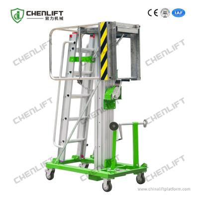 China guincho manual de 4.6m que eleva a tabela de elevador com capacidade de carga 125kg à venda