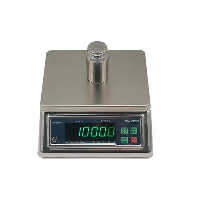 China SHKW-3 High Precision Desktop Stainless Scale Portable Waterproof Platform Scale for sale