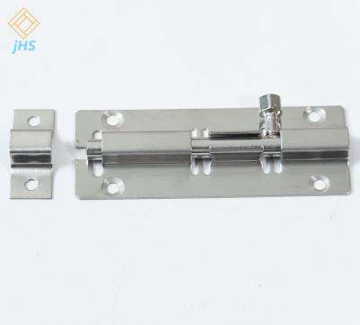 China Hot Selling Bathroom Door Window Cabinet Stainless Steel Flat Bolt Turn Bolt Head Bolt for sale