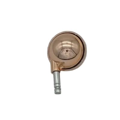 China Traditional Factory Wholesale High Quality Zinc Alloy Rose Gold Color Metal Ball Caster Wheel 50mm for sale