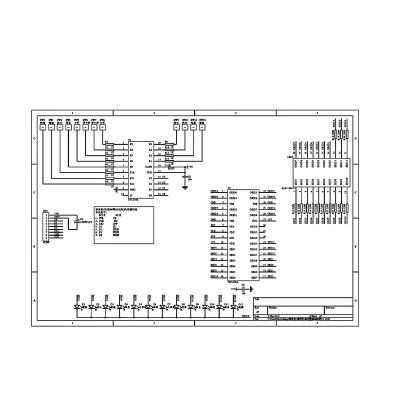 China FR-4 recessed programming, electronic schematic circuit board design for sale