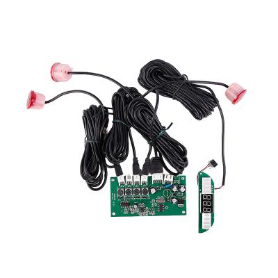 China FR-4 automobile reversing radar controller, PCBA sensor, PDC parking distance board, electronic car design service for sale