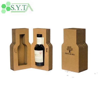 China Recycled Materials S.Y.T Eco-friendly Kraft paper cardboard Wine Boxes Packaging Protection Honeycomb Paper Cardboard for sale