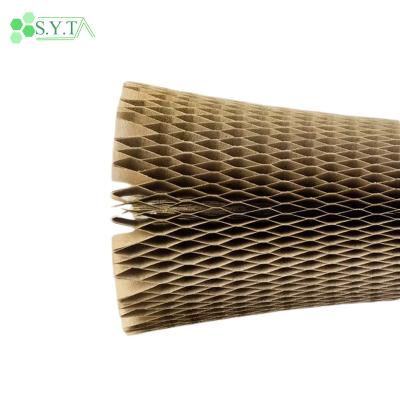 China Recycled Materials SYT 100% Recyclable door core void fill paper honeycomb core paper for sale