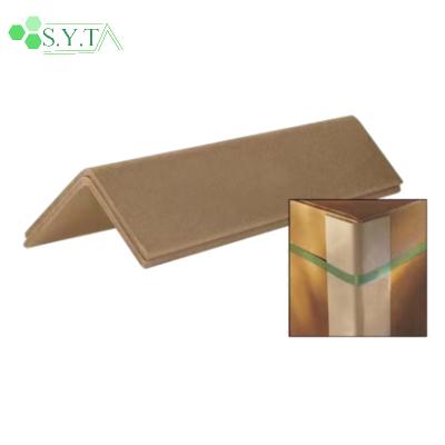 China Protection Cargoes High Strength L-shape Kraft Paper Furniture edge Paper Corner Protector for sale