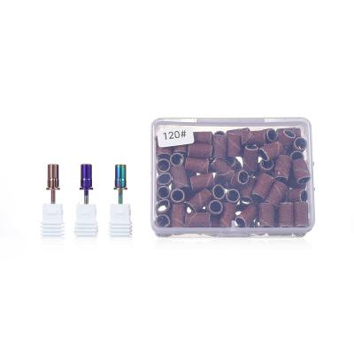 China Nail polishing Factory customization sanding bands nail drill multiple color styles sanding bands for sale