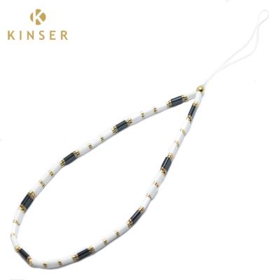 China 2021 Eco-friend TILA Kinser jewelry Japanese beads European and American lovers chain mobile phone accessories mobile phone chain bracelet for sale