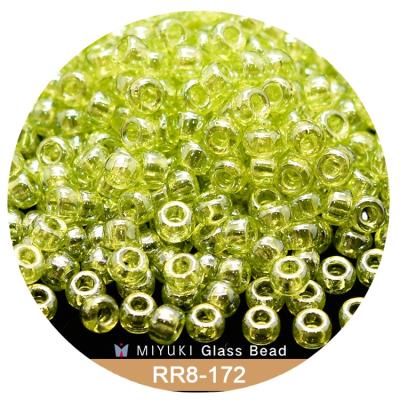 China Eco-Friend Miyuki Round Seed Beads 8/0 Bead 3 mm Pack [16 Colors Clear Glaze] 10g for sale