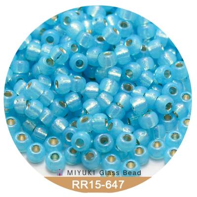 China Eco-Friend Miyuki Round Seed Beads 15/0 1.5 mm [18 Color (S/L) Opal Silver-Lined Pack Second Dyed Series] 10g for sale