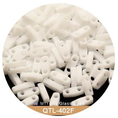 China Eco-ami Miyuki Quarter Tila Beads 5*1.2*1.9 mm Pack 10g [color 15 frosted dyed] for sale