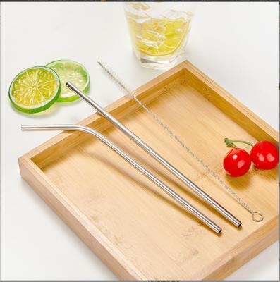 China Hot Sale Metal Straws Viable Reusable Stainless Steel Straws Drinking Straws for sale