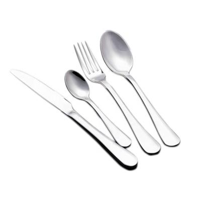 China Sustainable Cheap Restaurant Cutlery Set4/16/24 Pcs , Spoons Forks Knives Stainless Steel Silverware Rose Gold , Black Cutlery Set for sale