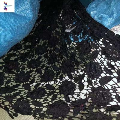 China Stock memory embroidery fabric with beautiful designs for sale