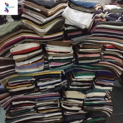 China 1-3M Large Quantity Kilo Cotton Fabric Cheap Price Tear-Resistant Linen Cloth Cutting Pieces Stock In Shaoxing Linen Shirts Fabric for sale