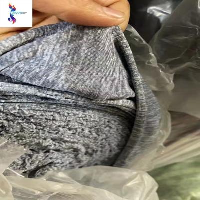 China Anti-static kilo price cheap polyester knit fabric cation knitted tank top fabric T-shirts fabric running lots for sale