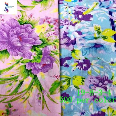 China ONE-DIMENSIONAL Wholesale Soft Textile Printing Polyester Stock Sheet Fabric for sale