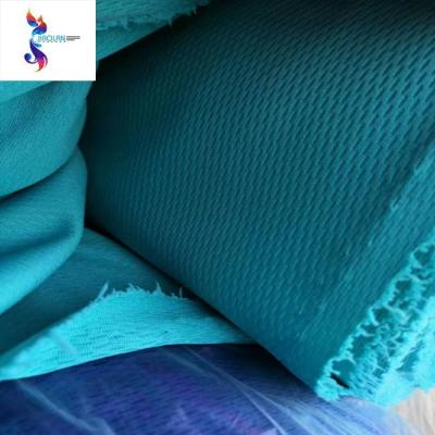 China Good Design Cotton Sport Bird Fusible Eyes Knitting Stock Fabric In Shaoxing for sale