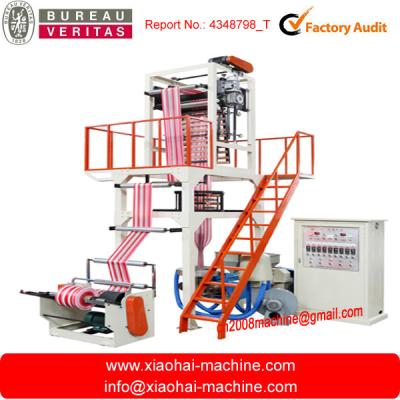 China High Speed Film Blowing Machinery With Double Screws / Double - Color Stripe for sale