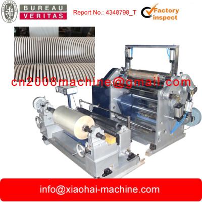 China Pvc-Huisdierenopp BOPP Film die Opnieuw opwindend Machine 5mm - 50mm Oppervlakte scheuren Te koop