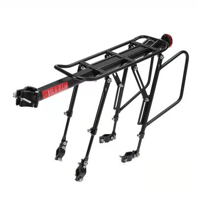 China Recycling Trunk Bag Holder Length Aluminum Alloy Bicycle Disassembly Frame Bicycle Luggage Carrier Cargo Carrier Rear Quick Rack Rack Shelf for sale