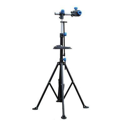 China Portable Home Bicylce Bike Repair Stand Bicycle Mechanics Workstand For MTB Road Bike Maintenance Repair Tool Aluminum Alloy Floor Stand for sale