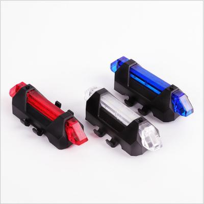 China Fashionable bicycle decoration best-selling night riding bicycle tail light rechargeable USB waterproof bicycle rear light for sale