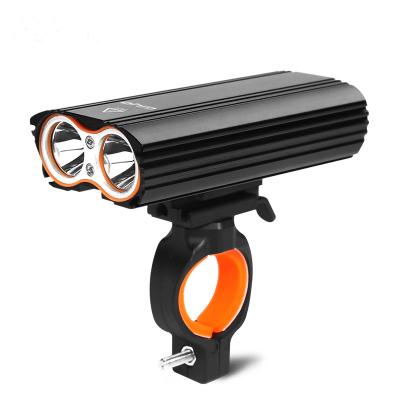 China Outdoor Activites 1600Lumen Led Bicycle Light Set 4400mAh Super Bright Led Bike Front Lights Led Bike Headlight for sale