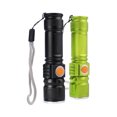 China Aluminum Alloy 2000 Lumen Super Light USB LED Rechargeable Bicycle Battery Waterproof Built-in Heads Led Bicycle Light Flashlight for sale