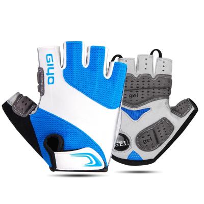 China New Non-slip Breathable GEL Half Finger Men Bike Gloves Mtb Gloves Breathable Gel Finger Gloves for sale