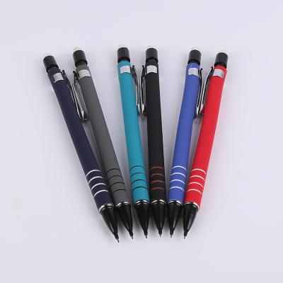 China High Quality Promotion\Business\School\Office Mechanical Pencil with Eraser Metal Pen Clip and Rubber Nib Holder 0.7mm or 0.5mm Leads Suitable for Office Business for sale