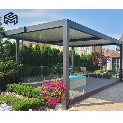 China Waterproof Waterproof Garden Bioclimatic Pergola Aluminium Outdoor for sale