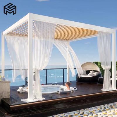 China Waterproof Modern Waterproof Aluminium Louvre Outdoor Pergola Bioclimatica for sale