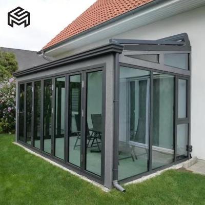 China Sun block Backyard Winter Conservatorysunrooms Glass House Aluminium for sale