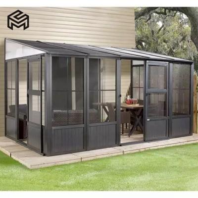 China Sun block Four Season Insulated Sunroom Glass Garden House Prices for sale