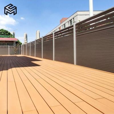 China Easily Assembled Garden Buildings Privacy Composite Wpc Fence Panels Boards for sale