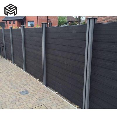 China Easily Assembled Modern 6 Ft Wpc Zaun Cheap Privacy Fence Panels Outdoor Plastic Wood Fence for sale