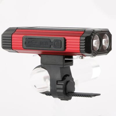 China Type-C Charge High Power Multi-Function Magnetic Safety Easy-mount LED Cycle Lights Headlamp USB Rechargeable Front Lights Bicycle Lights for sale