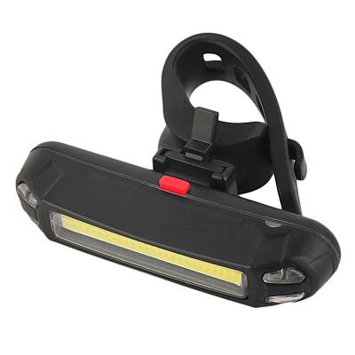 China PC COB Rear Bike Light Taillight Bicycle Warning Lights Safety Warning USB Rechargeable LED Lamp for sale