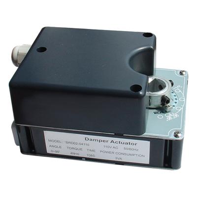 China Industrial SRD02 series 2/4/6/8 modulation type one control air nanometer damper trigger 24/110/120/220/230V for sale