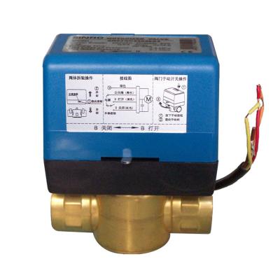 China HVAC Hydraulic System Water System SR13 Series 3 Point Floating Type Or Modulating Type Zone Valve Motorized Control Valve For HVAC Hydraulic System Water System for sale