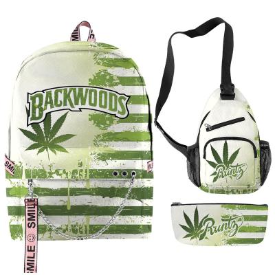 China NEW hot sale backwoods cigar backpack fashion hemp maple backwood bag waterproof packs high quality fabric smell proof bags outdoor RUNTY for sale